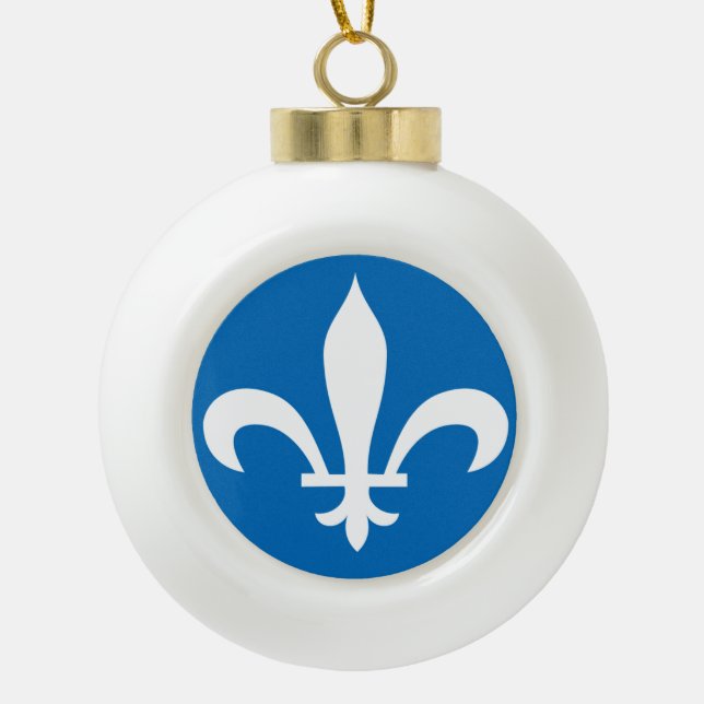 Boule En Céramique Indicateur QUÉBEC (Devant)