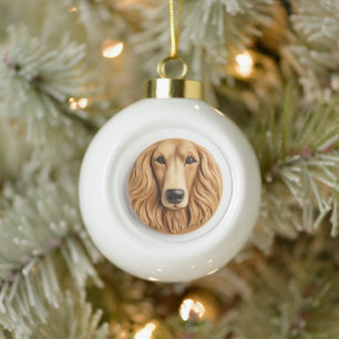 Boule En Céramique Inspiré de la 3D de Hound afghane