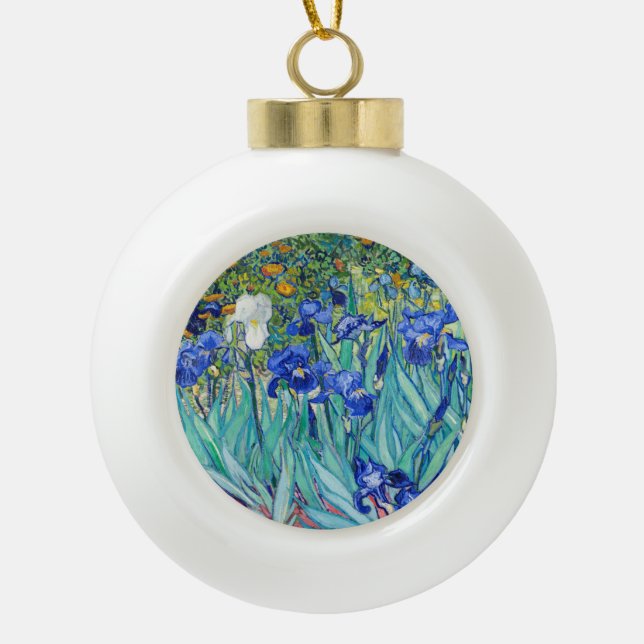 Boule En Céramique Irises Vincent van Gogh (Devant)