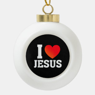 Boule En Céramique J'aime Jésus