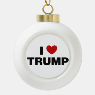 Boule En Céramique J'aime Trump