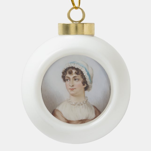 Boule En Céramique Jane Austen's Miniature Portrait (Devant)