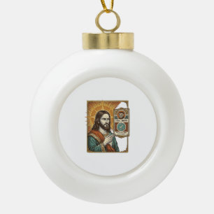 Boule En Céramique Jésus Faux Vérifié Coche Arnaque Troll Social Hu