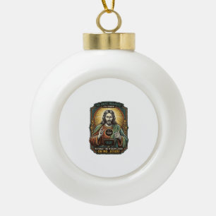 Boule En Céramique Jésus Fond noir Couverture de webcam oubliée Virtu
