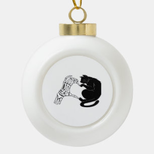 Boule En Céramique Jusqu'à ce que les chats de mort nous font partie 