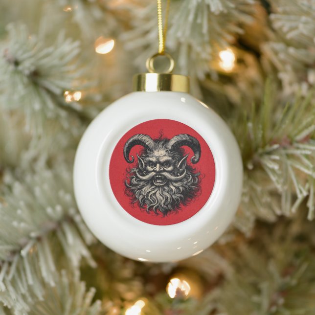 Boule En Céramique Krampus (Arbre)
