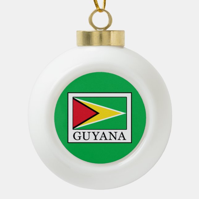 Boule En Céramique La Guyane (Devant)
