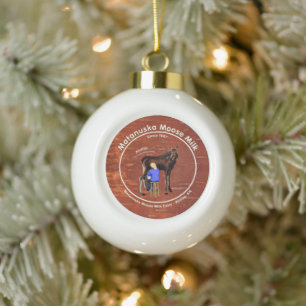 Boule En Céramique Lait de l'orignal de Matanuska