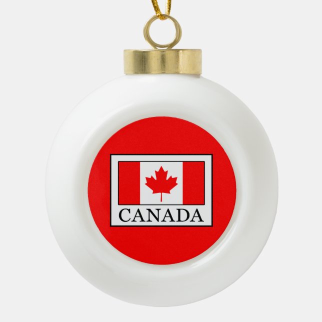 Boule En Céramique Le Canada (Devant)