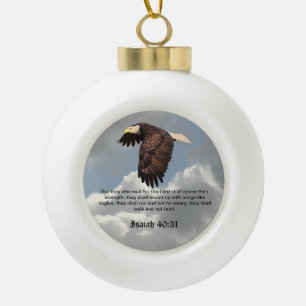BOULE EN CÉRAMIQUE LES AILES AIMENT EAGLES