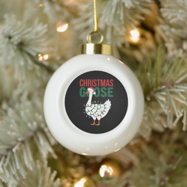 Boule En Céramique Les lumières des oies de Noël (Arbre)