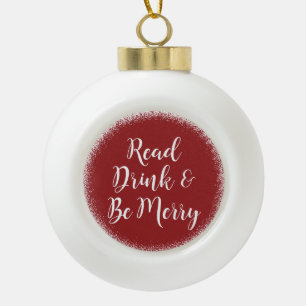 Boule En Céramique Lire, Boire & Être Joyeux Club de livres