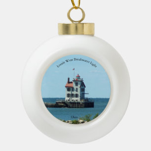 Boule En Céramique Lorain West Breakwater