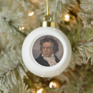 Boule En Céramique Maestro Ludwig Beethoven Compositeur de musique sy