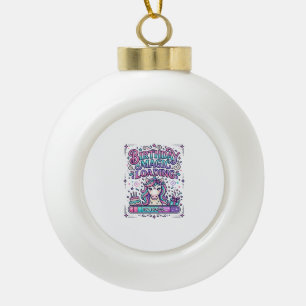 Boule En Céramique Magie d'anniversaire de licorne Chargement Marketp