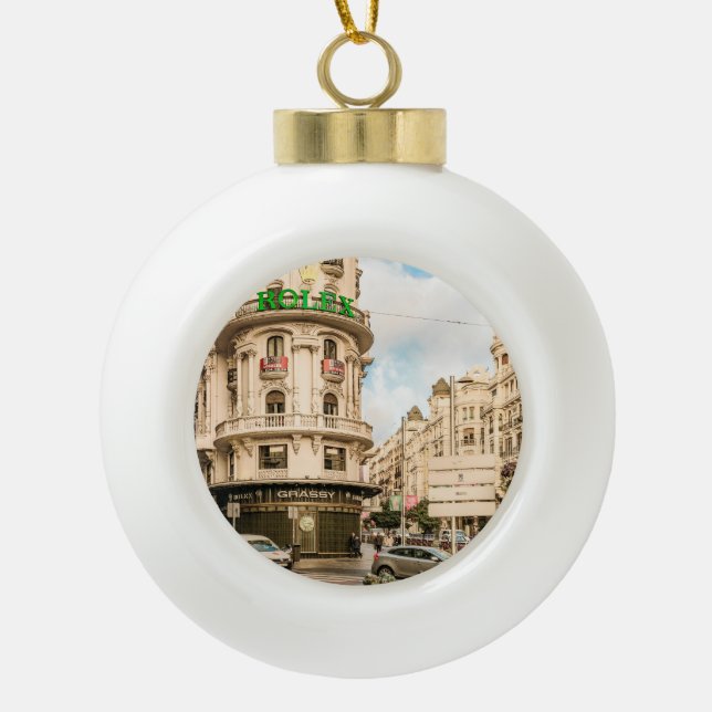 Boule En Céramique Mamie par l'intermédiaire de rue, Madrid, Espagne (Devant)