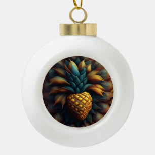 Boule En Céramique Mandelbrot ananas fractal