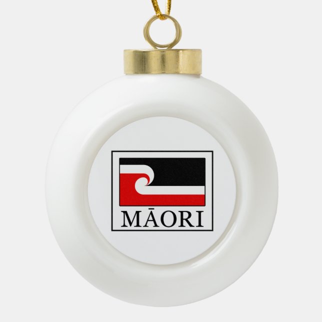 Boule En Céramique Maori (Devant)