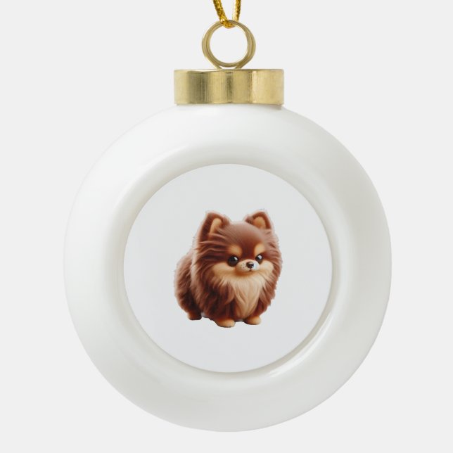 Boule En Céramique Minuscule Mais Puissant - Chihuahua Attitude T-Shi (Devant)