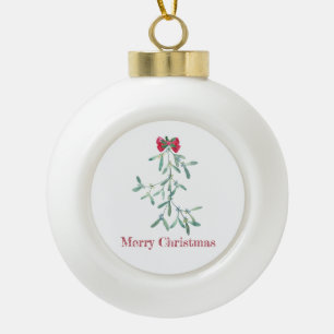 Boule En Céramique Mistletoe