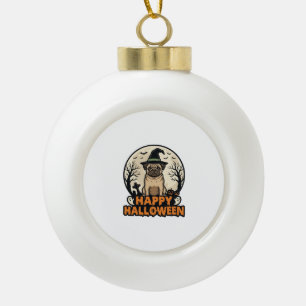 Boule En Céramique Modèle de T-shirt Chapeau de Sorcière Halloween Jo