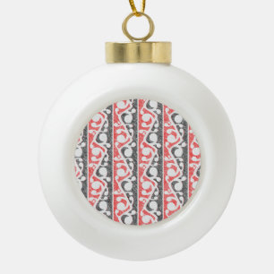 Boule En Céramique Motif en détresse des tribus maories