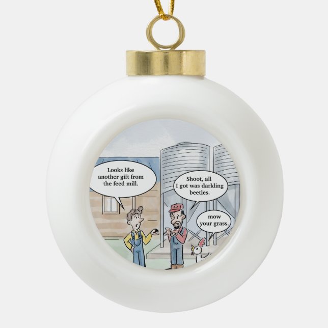 Boule En Céramique Mow Your Grass (Devant)