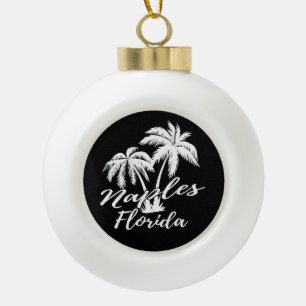 Boule En Céramique Naples Florida Palm Trees Beach