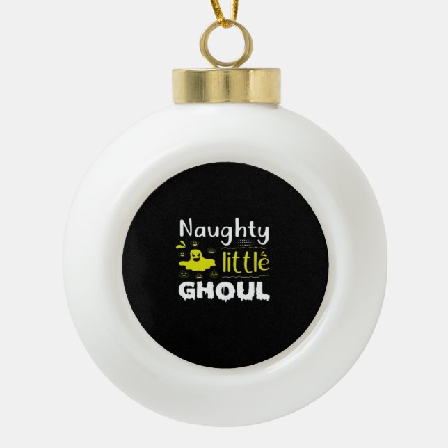 Boule En Céramique Naughty Little Ghoul (Devant)