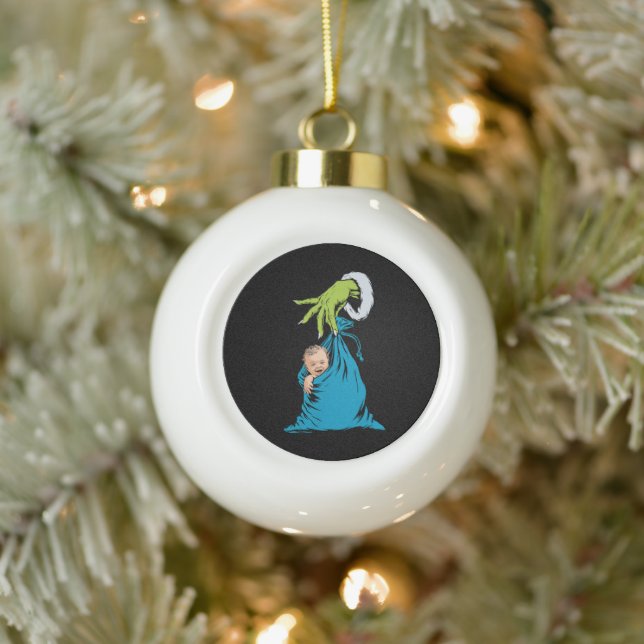 Boule En Céramique NICU Infirmière de la main-d'oeuvre Père Noël Noël (Arbre)