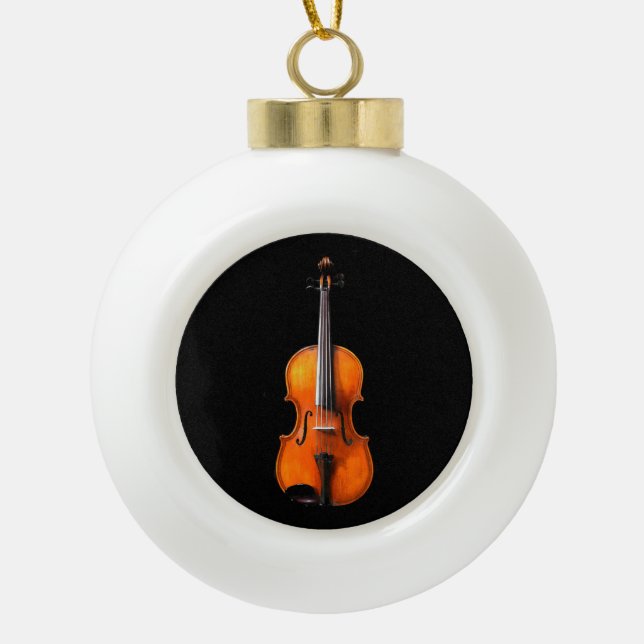 Boule En Céramique Noël d'alto/ornement de vacances (Devant)