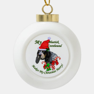 Boule En Céramique Noel de Noël blanc