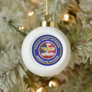 Boule En Céramique Noël des anciens combattants de l'Aviation de l'A