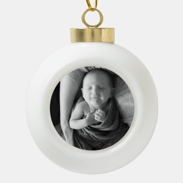 Boule En Céramique Noël modèle photo (Devant)