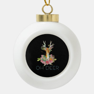 Boule En Céramique Oh Cerf Mignon Design Minimaliste Coloré