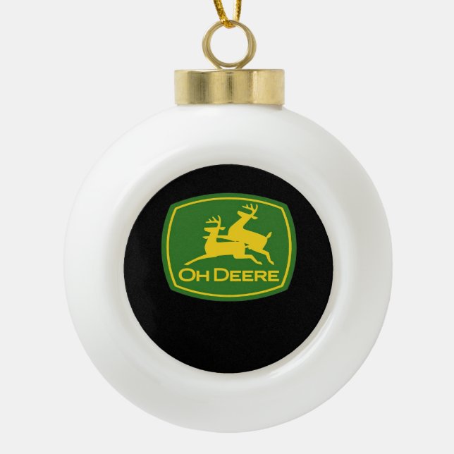 Boule En Céramique Oh Deer Minimal Modern Design  (Devant)