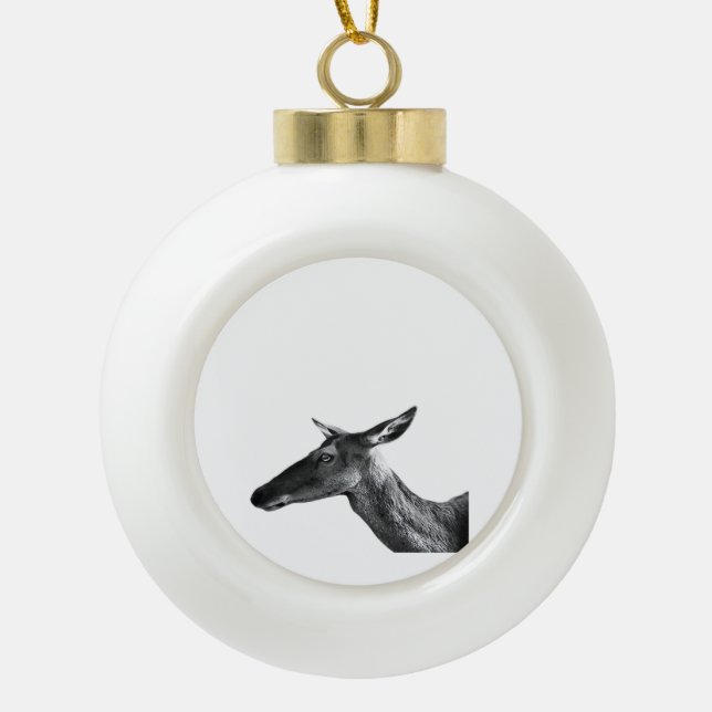 Boule En Céramique Oh Deer Modern Aesthetic Vibe  (Devant)
