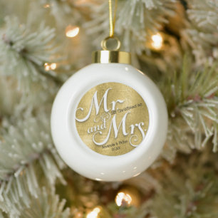 Boule En Céramique Or moderne notre premier Noël photo fraîche 