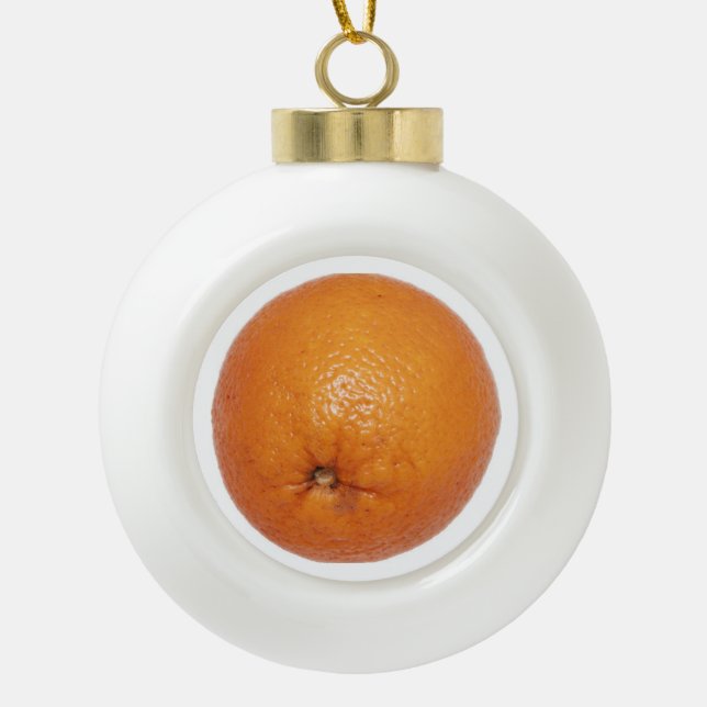 Boule En Céramique Orange (Devant)
