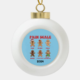 Boule En Céramique Pain d'épices Homme Infirmière échelle de douleur