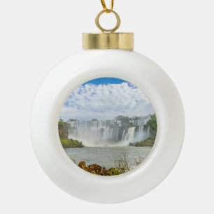 Boule En Céramique Paysage de cascades au parc d'Iguazu