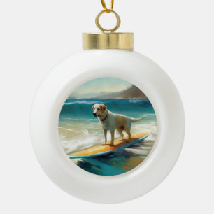 Boule En Céramique Peinture Anatolie Shepherd Beach Surf