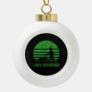 Boule En Céramique Pelouse Mower Pelouse Whisperer Gardener Cadeau