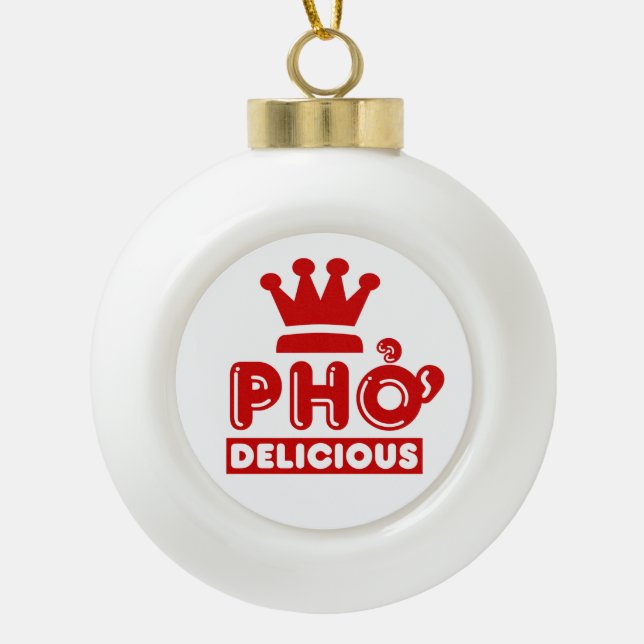 Boule En Céramique Pho King Delicious (Devant)