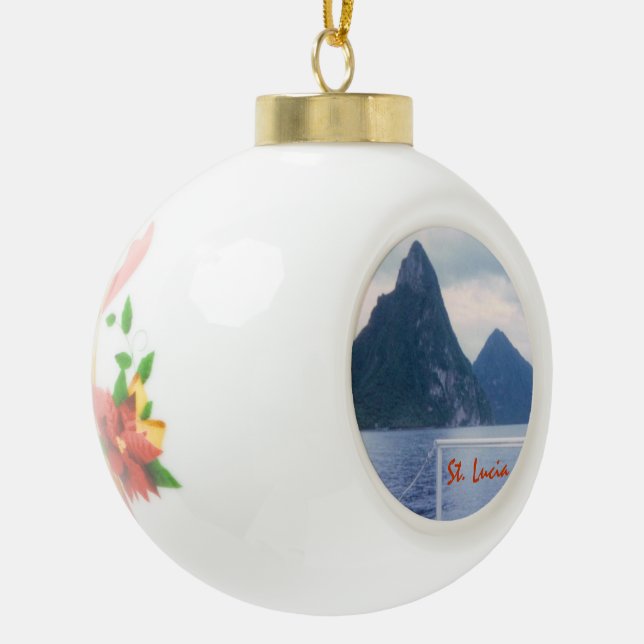 Boule En Céramique Pitons de la mer (Gauche)
