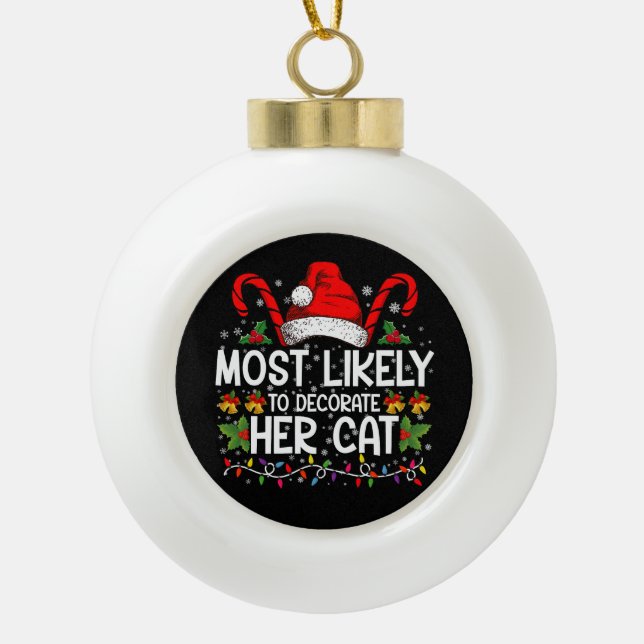Boule En Céramique Plus susceptible de décorer sa famille de chats av (Devant)