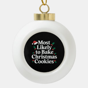 Boule En Céramique Plus susceptible de préparer des biscuits de Noël 