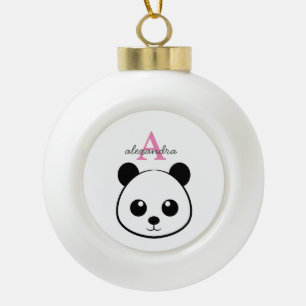 Boule En Céramique Porte-panda coutume Monogramme