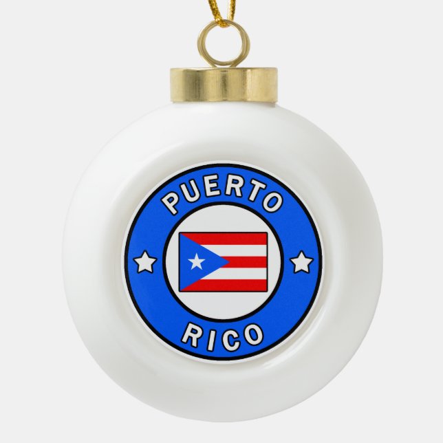 Boule En Céramique Porto Rico (Devant)