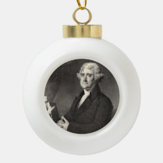 Boule En Céramique Portrait de Thomas Jefferson